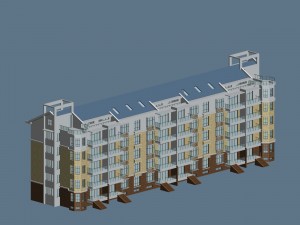 city residential garden villa office building design - 172 3D Model