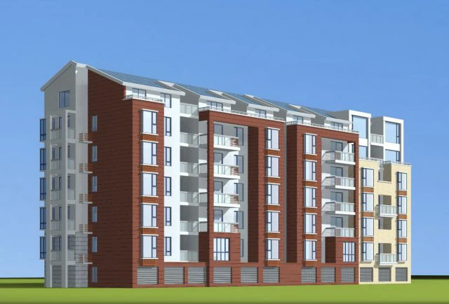 city residential garden villa office building design - 174 3D Model .c4d .max .obj .3ds .fbx .stl .blend 
