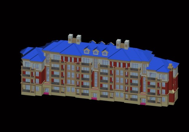 city residential garden villa office building design - 179 Model 3D .c4d .max .obj .3ds .fbx .stl .blend
