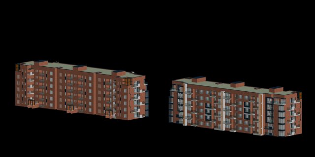 city residential garden villa office building design - 188 3D 모델 .c4d .max .obj .3ds .fbx .stl .blend 