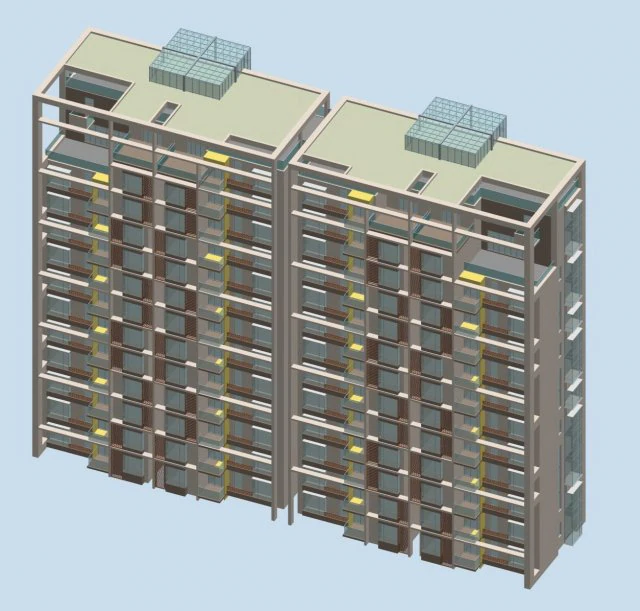 city residential garden villa office building design - 189 3D Model .c4d .max .obj .3ds .fbx .stl .blend 