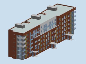 city residential garden villa office building design - 193 3D Model