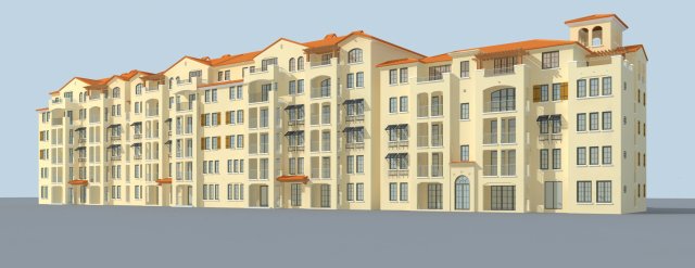 city residential garden villa office building design - 199 3D 模型 .c4d .max .obj .3ds .fbx .stl .blend 