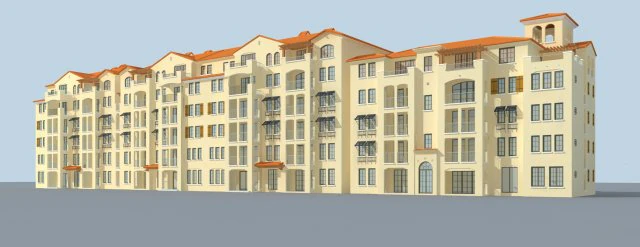 city residential garden villa office building design - 199 3D Model .c4d .max .obj .3ds .fbx .stl .blend 