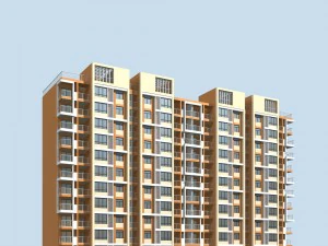 Проект офисного здания городской жилой садовой виллы - 203 3D Модель