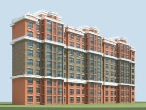 stad woontuin villa kantoorgebouw ontwerp - 212 3D Model