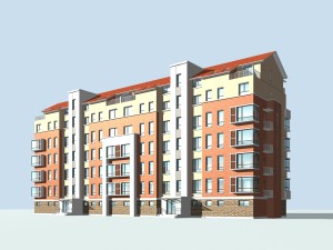 city residential garden villa office building design - 227 3Dモデル