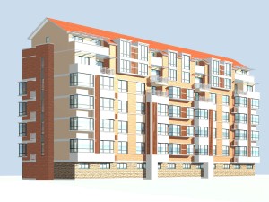 city residential garden villa office building design - 232 3D Модель