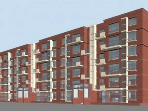 शहर आवासीय उद्यान विला कार्यालय भवन डिजाइन - 234 3D मॉडल