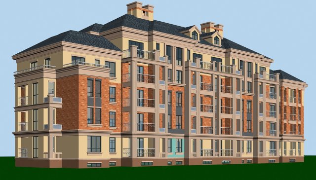 city residential garden villa office building design - 255 Modelo 3D .c4d .max .obj .3ds .fbx .stl .blend 