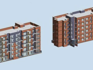 stad woontuin villa kantoorgebouw ontwerp - 256 3D Model