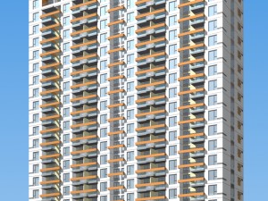 city residential garden villa office building design - 257 Modello 3D