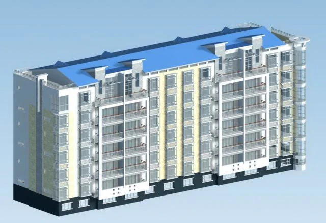 city residential garden villa office building design - 265 3D Model .c4d .max .obj .3ds .fbx .stl .blend