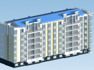 city residential garden villa office building design - 265 3Dモデル