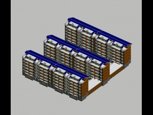 city residential garden villa office building design - 268 3Dモデル