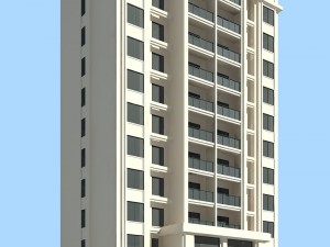 city residential garden villa office building design - 270 3D मॉडल