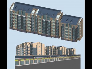 city residential garden villa office building design - 271 Modelo 3D