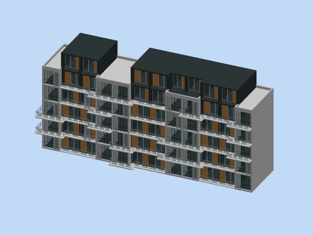 city residential garden villa office building design - 274 3D मॉडल .c4d .max .obj .3ds .fbx .stl .blend