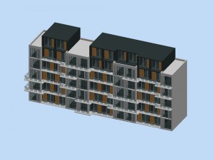 city residential garden villa office building design - 274 Model 3D