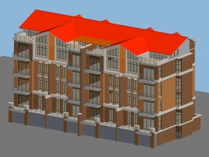 city residential garden villa office building design - 276 3D 모델