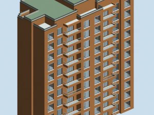 stad woontuin villa kantoorgebouw ontwerp - 280 3D Model