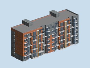 city residential garden villa office building design - 281 3D Model