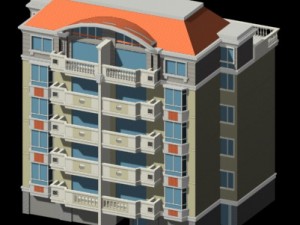 city residential garden villa office building design - 287 3D मॉडल
