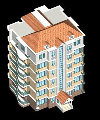 city residential garden villa office building design - 292 3D मॉडल .c4d .max .obj .3ds .fbx .stl .blend 