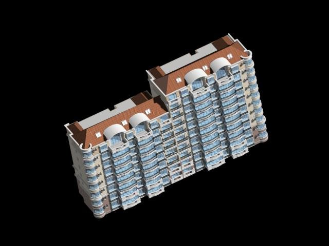 city residential garden villa office building design - 294 Modello 3D .c4d .max .obj .3ds .fbx .stl .blend 