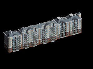 stad woontuin villa kantoorgebouw ontwerp - 305 3D Model