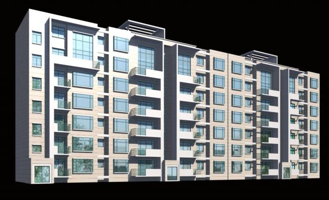 city residential garden villa office building design - 311 3D Model .c4d .max .obj .3ds .fbx .stl .blend 