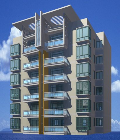 city residential garden villa office building design - 314 Modèle 3D .c4d .max .obj .3ds .fbx .stl .blend 