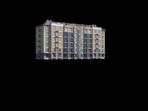 city residential garden villa office building design - 319 3D Модель
