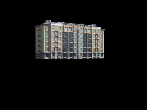 stad woontuin villa kantoorgebouw ontwerp - 319 3D Model