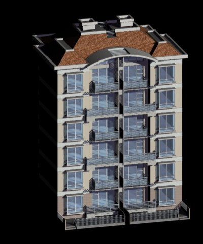 city residential garden villa office building design - 326 3D Model .c4d .max .obj .3ds .fbx .stl .blend 