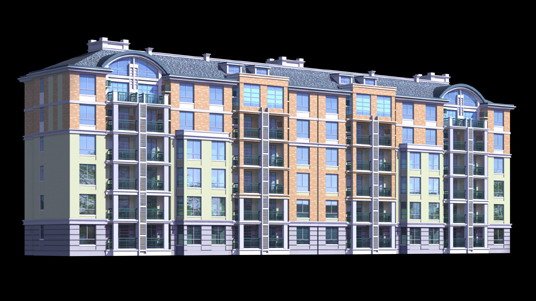 city residential garden villa office building design - 327 3D मॉडल .c4d .max .obj .3ds .fbx .stl .blend 