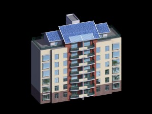 city residential garden villa office building design - 335 Modello 3D