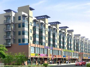 projeto de edif&iacute;cio de escrit&oacute;rios de vila de jardim residencial de cidade - 338 Modelo 3D