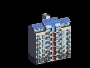 city residential garden villa office building design - 340 Modèle 3D