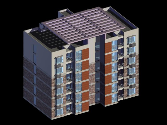 city residential garden villa office building design - 346 Modelo 3D .c4d .max .obj .3ds .fbx .stl .blend