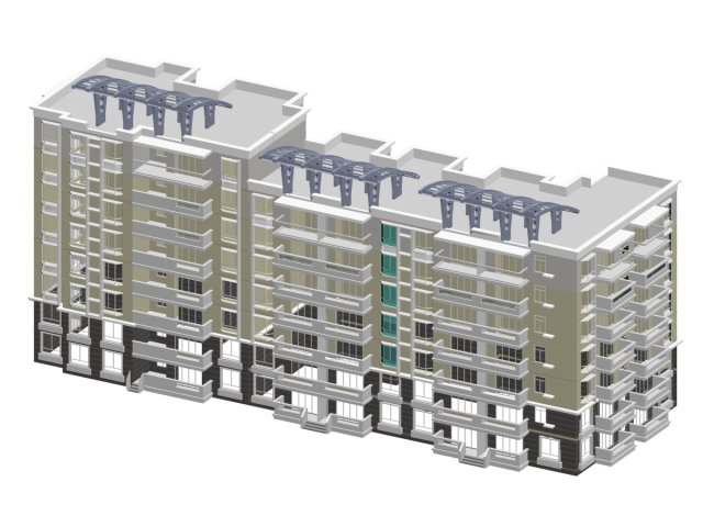 city residential garden villa office building design - 356 3D Model .c4d .max .obj .3ds .fbx .stl .blend 