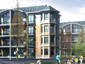 stad woontuin villa kantoorgebouw ontwerp - 359 3D Model