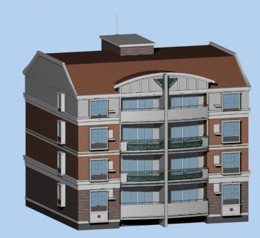 city residential garden villa office building design - 364 3D Modell .c4d .max .obj .3ds .fbx .stl .blend