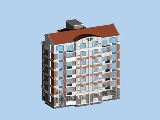 city residential garden villa office building design - 366 3D Model .c4d .max .obj .3ds .fbx .stl .blend 