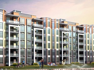city residential garden villa office building design - 368 3D 模型