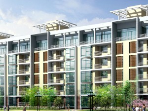 city residential garden villa office building design - 370 3D Модель