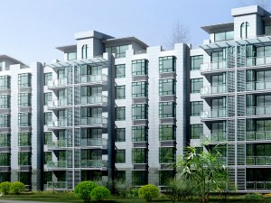 city residential garden villa office building design - 372 Modello 3D