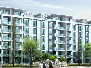 desain gedung perkantoran vila taman perumahan kota - 379 Model 3D