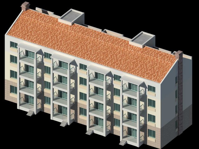 city residential garden villa office building design - 391 Modèle 3D .c4d .max .obj .3ds .fbx .stl .blend 