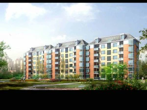 city residential garden villa office building design - 395 3D Model